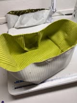 Nähen eines Dekokörbchens/Osterkorbs